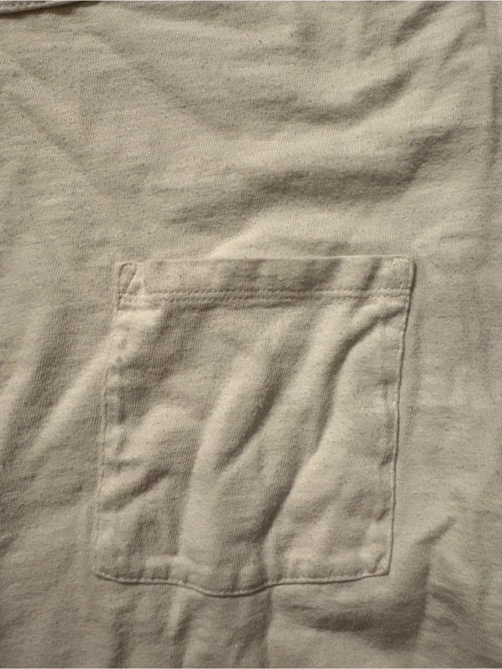 J.Crew white cotton t-shirt with pocket, size M #jcrew #pocket